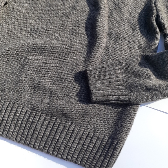 Lorenzo Magni Italy Cable Knit Mock Neck Sweater - Picture 3 of 8